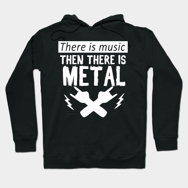 Heavy Metal Music Hoodie by Hallowed Be They Merch